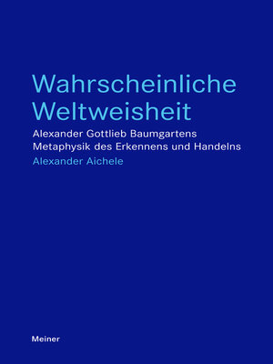 cover image of Wahrscheinliche Weltweisheit